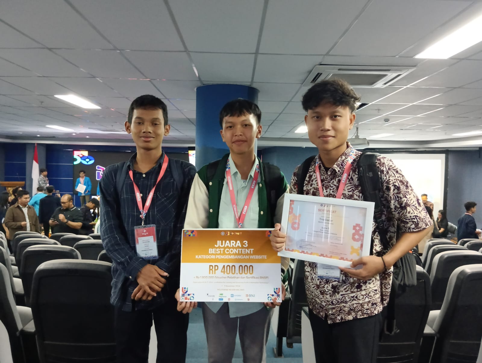 3rd Place, Best Content Website Development